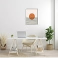 thumbnail image 2 of Stupell Industries Circle Shape Layered Stripes Lines Graphic Art Gray Framed Art Print Wall Art, Design by JJ Design House LLC, 2 of 7