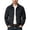 Dark Gray, variant on Men's Denim Jacket with Button Front and Patch Pockets for Everyday Casual Wear in Autumn Winter, Dark Gray, M