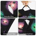 thumbnail image 6 of Galaxy Cat Head Black Pattern Teens Toddler Nap Mat with Pillow, Sleeping Mat Bag for Preschool Daycare 59"x22", 6 of 6