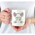 thumbnail image 3 of Koyal Wholesale Funny Cat Lover Ceramic Coffee Mug, Crazy Ass Cat Lady, 3 of 5