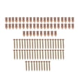 thumbnail image 1 of Juego de 50 anclajes para paneles de yeso con tornillos Fácil aplicación Sin taladro para fijar TV/Estante Sywqhk Para estrenar, 1 of 6