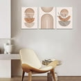 thumbnail image 5 of Boho Wall Decor Living Room Canvas Wall Art For Bedroom Abstract Line Wall Paintings Wall Decorations For Office Decor Abstract Artwork Room Wall Pictures Home Decor 12x16 3 Piece Set, 5 of 6