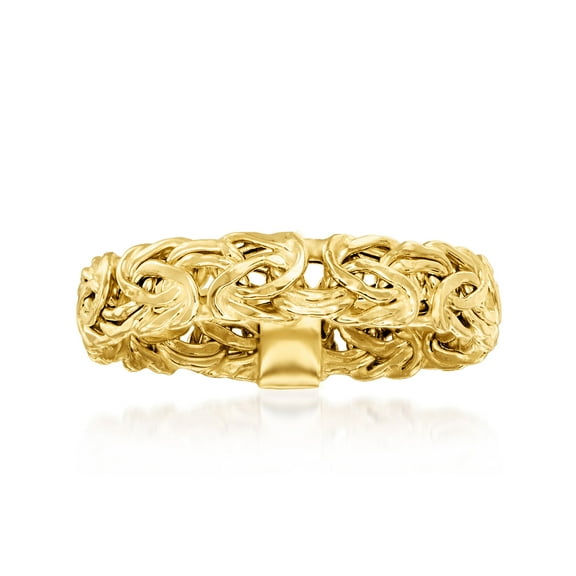 Ross-Simons 10kt Yellow Gold Byzantine Ring, Women's, Adult