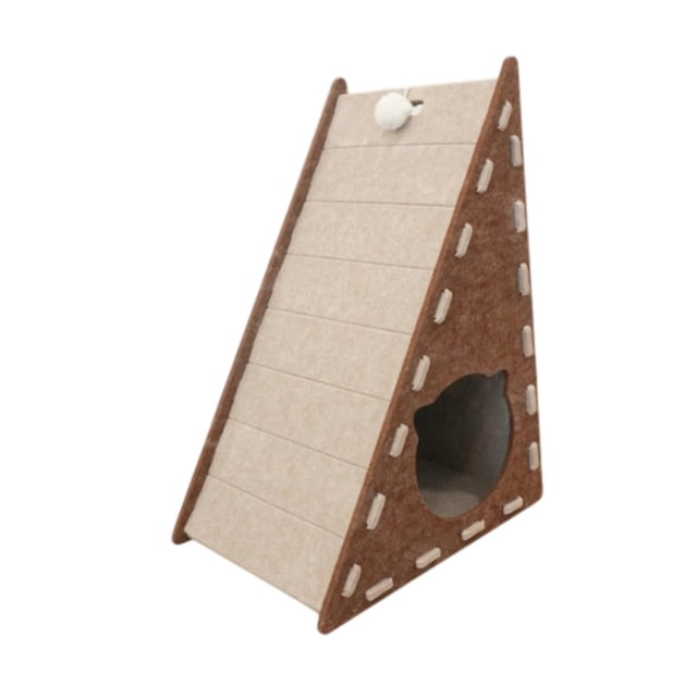 Pad, de gato, fieltro, rascando el juguete que toca la protección de muebles de para Kitty marrón