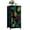 Color 1, variant on Dresser for Bedroom with 4 Storage Drawers Emerald Green Parrot Wings Jewel Necklace Tropical Floral Fantasy Glow Dressers Chest of Drawers Steel Framed Fabric Closet Organizers for Dorm Entryway