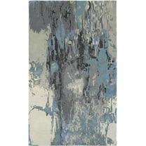 Oriental Weavers Galaxy Area Rug 21906 Blue Splotches Blurred 5' x 8' Rectangle
