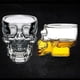 thumbnail image 3 of 3D Skull Shot Glasses Crystal Skeleton Cup Halloween Drinkware, 4 pcs, 3 of 5