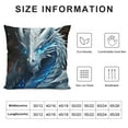 thumbnail image 5 of Nawypu Meteor Dragon Pillowcase Starry Animal Pillow Cover Square Pillow Case Home Decorative Sofa Bedroom Livingroom, 5 of 5