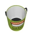 thumbnail image 3 of Bingfone Fresh Sushi Waterproof Foldable Laundry Hamper Bucket With Handles For Storage Bin,Clothes Hamper (Medium), 3 of 8