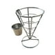 thumbnail image 1 of Advancent Soporte de acero inoxidable para patatas fritas, soporte para cesta de cono para patatas fritas, pescado y patatas fritas y aperitivos, Cocina y Comedor Tipo 1 10*14.5 cm, 1 of 6
