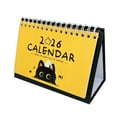 thumbnail image 3 of Personalized 2026 Cat-Themed Calendar 2026 Mini Desktop Calendar Cute Cat Gift Customizable Family Photo Frame Suitable for Home and Office( 5.7*2.7*3.9in), 3 of 9