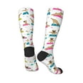thumbnail image 4 of Balery Yoga Dogs Poses Printed Novelty Socks Men's Women's Crew Socks Sports Socks Knee High Socks Cotton Socks Quirky and Cool Socks, 4 of 9
