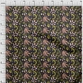 thumbnail image 4 of oneOone Velvet Orange Fabric Tropical Abstract Craft Projects Decor Fabric Printed by The Yard 58 Inch Wide, 4 of 4