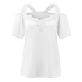 thumbnail image 6 of Summer Tops for Women Medium Shirt Running Tee Shirts Women Shirt Juniors for Casual Summer Thin Tee Shirts Blank Athletic Long Sleeve T Running Clothes Lightweight T White 4XL, 6 of 7