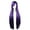 Purple, variant on KAWELL 32" 80cm Long Straight Natural Hair Cosplay Wigs with Bangs Colorful Halloween Costume Party Wig for Girl