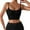 Black, variant on Women Summer Tops Hit Product Spring And Summer Sexy Crop Strap Back Heart Inner Wear For Women Outerwear Top Crop Tops And Shorts 1 Year Bra Workout Striped Top Casual Shirt Cute Dark Black M