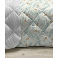 thumbnail image 3 of Clouds Down Alternative Comforter, Repetitive Romantic Ornaments Cumulus Abstract Drawing Illustration, Microfiber Quilt for All Season, 5 Sizes, Cadet Blue Green, by Ambesonne, 3 of 3
