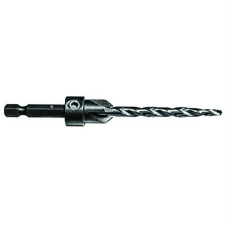 UPC: 0081838374129 | Century Drill & Tool 37412 Taper Countersink No. 12 – 0.25 in. Hex Shank