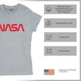 thumbnail image 6 of Vintage NASA Worm Logo T-Shirt Astronaut Space Exploration Emblem Women's Tee, 6 of 7