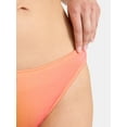 thumbnail image 4 of No Boundaries Ribbed Cheeky Bikini Bottoms, Women’s, 4 of 5