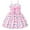 Dino-White, variant on Little Girls Dinosaur Dress Toddler Baby Pink Bowknot Summer Dresses Sundress 2T (Dino-311)