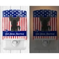 thumbnail image 2 of Caroline's Treasures BB3107CNL Patriotic Chinese Crested Black Ceramic Night Light, 6x4x3", multicolor, 2 of 2