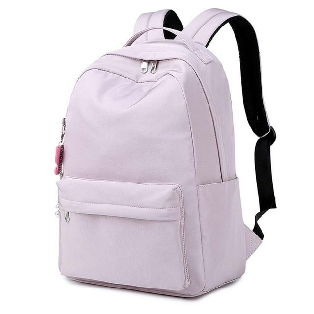 Sac à Dos Léger Sac d'École pour Adolescente Style Décontracté Sac de Jour de Voyage Rose
