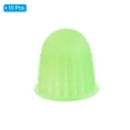 thumbnail image 3 of Protector de punta de dedo de silicona Uxcell, guardia de pulgar, tamaño grande, color verde, paquete de 10, 3 of 5