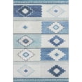 thumbnail image 2 of Addison Rugs Mayfield Washable Southwest Aztec Blue Rectangle Rug, 3' x 5', 2 of 6