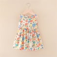 thumbnail image 3 of CYRBOKO Girls Sundresses, Sleeveless Printed A-line Casual Summer Dresses Pink Size 11-12 T, 3 of 5