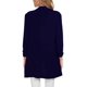 thumbnail image 3 of Blazer Unifizz para mujer, frente abierto, manga 3/4, azul marino, talla M, 3 of 7
