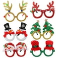 thumbnail image 1 of 6 Pairs Carnival Glasses Round Frame Photo Props for Fun Photo Sessions, 1 of 1