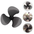thumbnail image 2 of 2pcs Electric Fan Blade Replacement Plastic Fan Blade Universal Plastic 3 Leaves Fan Blade, 2 of 7
