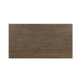 thumbnail image 4 of 7pc Brown Oak Wood Dining Set with 6 Beige Linen Upholstered Chairs, 4 of 5