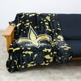 thumbnail image 4 of New Orleans Saints 50 x 60 Teen Adult Unisex Comfy Throw Blanket, 4 of 5