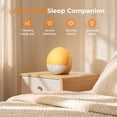 thumbnail image 4 of Dreamegg Sound Machine, Wood Grain Sunrise Alarm Clock With White Noise Machine, 29 Sleep Sounds, Wake Up Light Alarm Clock for Adults, 4 of 8