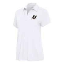 Women's Antigua White Anaheim Ducks Era Polo