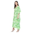 thumbnail image 4 of Gypsie Blu Boho Plus Size Long Kaftans Dress Maxi Kimono Dresses Summer Sleepwear Beach Dress Caftan Style, 4 of 7