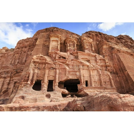 Corinthian Tomb, Royal Tombs, Petra, UNESCO World Heritage Site, Jordan, Middle East Print Wall Art By Eleanor