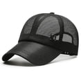 thumbnail image 2 of Fgnfyis Retro Trucker Cap with Adjustable Snapback, Breathable Unisex Baseball Cap for Men & Women - Trucker Hats Women Black, 2 of 9