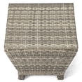 thumbnail image 4 of IVV 13 Gallon Small Deck Storage Box with Lid, Outdoor Storage Container for Hose Cushion Towel, Patio Rattan Wicker Side Table with Storage - Gray, 4 of 10