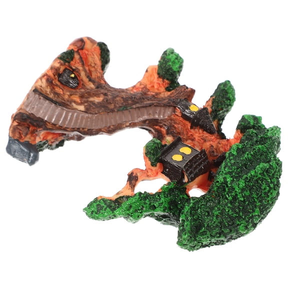 Raindrops Fish Tank Decorations Small 1Pack Resin Shape Aquarium Ornaments Non-fading Wear-resistant