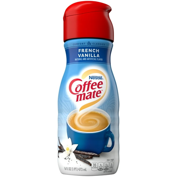COFFEE MATE French Vanilla Liquid Coffee Creamer 16 fl. oz. Bottle