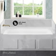 thumbnail image 2 of Voltaire 60 x 30 Left Drain Soaking Alcove Bathtub in Glossy White with Integrated Overflow, Drain Included, 2 of 8
