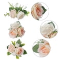 thumbnail image 4 of Moyic 2 piezas decoración de pastel de boda rosa hojas verdes planta fiesta cuatro Type3 NO3, 4 of 6