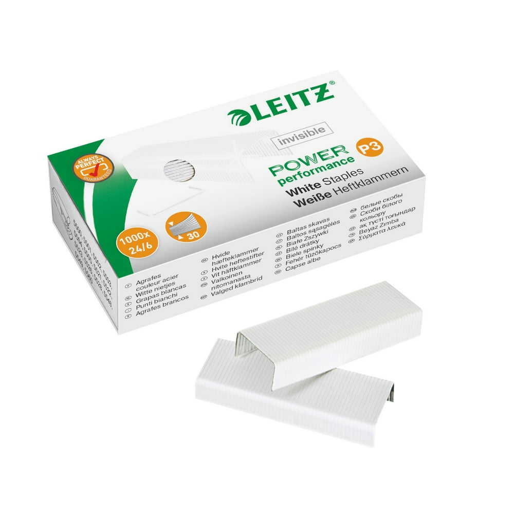 Leitz White Staples