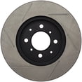 thumbnail image 2 of Stop Tech Power Slot Brake Rotor 126.44109SR SportStop Slotted; One Piece Design; Wheel Bolt Pattern 6 x 139.7 Millimeter; 108 Millimeter Hub Inside Diameter; Electro-Coated Cast Iron; Single, 2 of 5