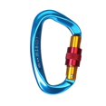 thumbnail image 1 of 25kn Oval Locking Carabiner Constructed For Rock Climbing Mountaineering Standard, 1 of 5