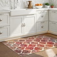 thumbnail image 1 of sasyxdc Moroccan Washable Entry Rug - 2x3 Small Throw Kitchen Rugs Non-Slip Soft Area Rugs for Bedroom Grey Distressed Bathroom Mats Indoor Doormat Carpet for Entryway Laundry Room Living, 1 of 7