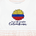 thumbnail image 4 of Inktastic I'm So Cute, I Must Be Colombian Sunflower Girls Baby Dress, 4 of 5